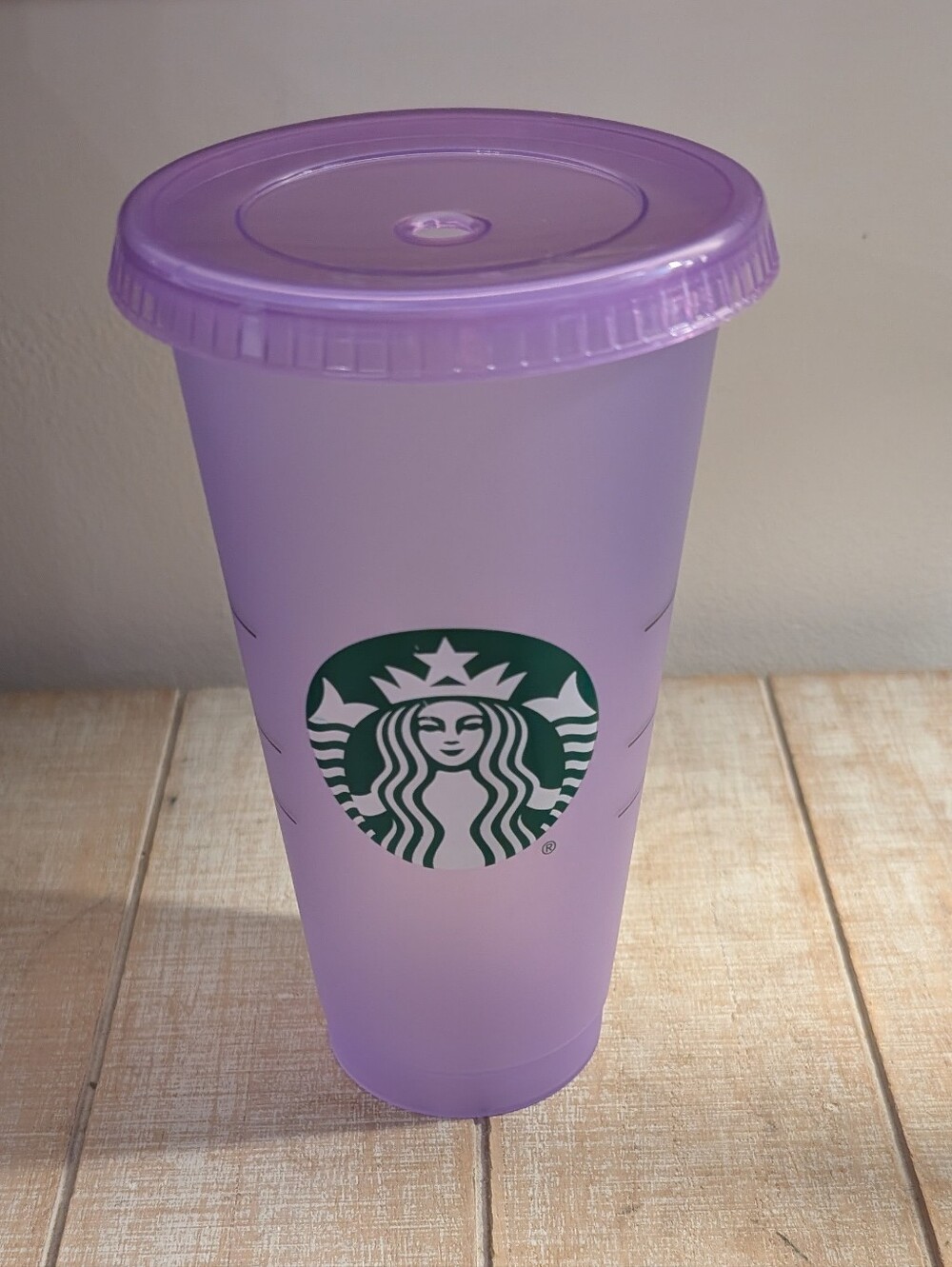 2020 Starbucks Lavender Colored Venti  Cold Beverage Cup